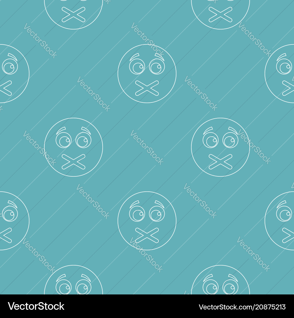 Smile pattern seamless Smile pattern seamless vector image