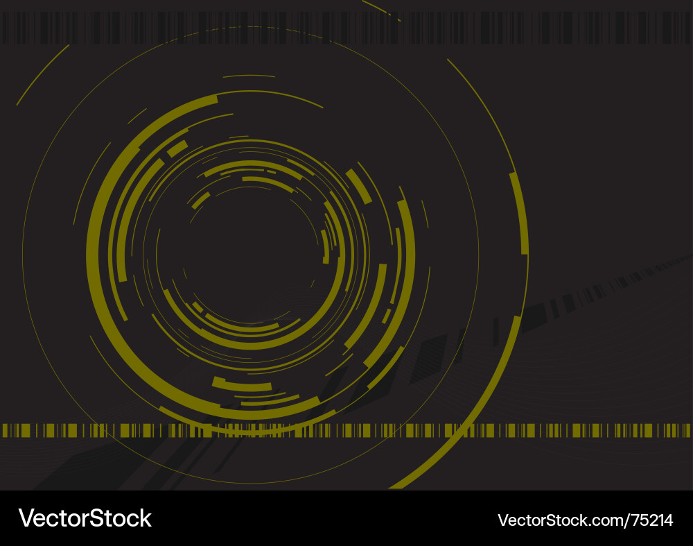 Abstract Circular Motion vector image