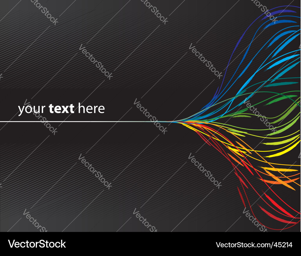 Colorful Grungy Lines Background vector image