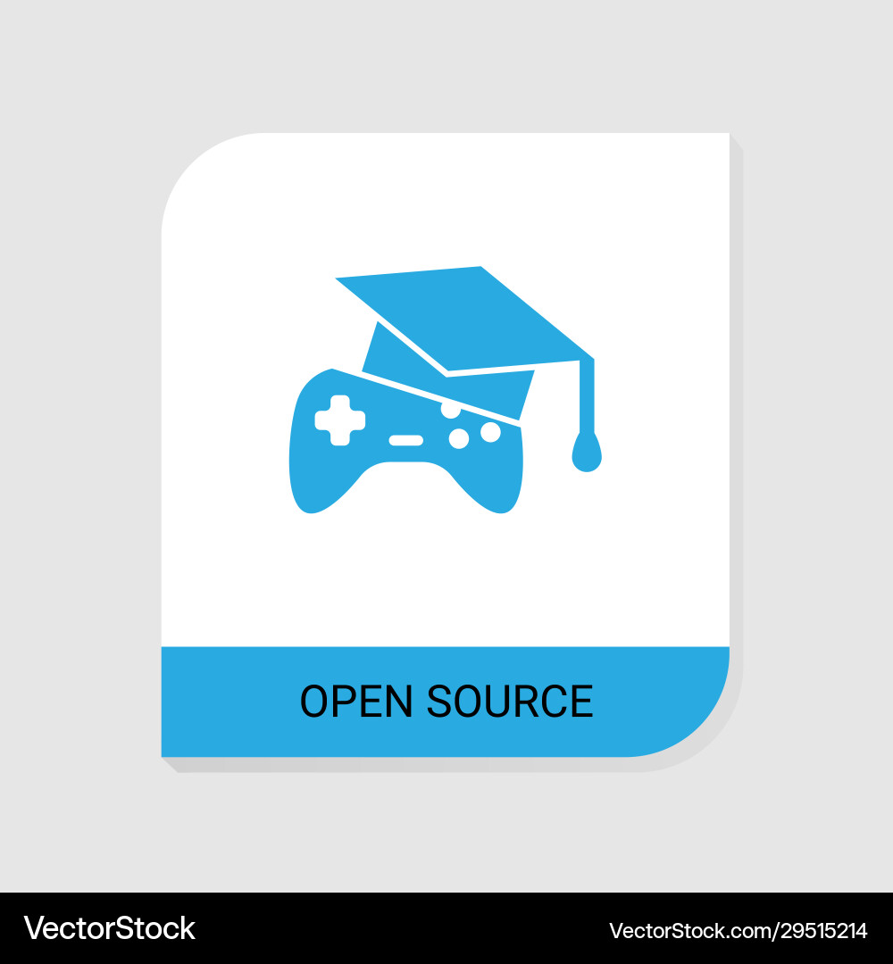 Editable filled open source icon from ecommerce Vector Image