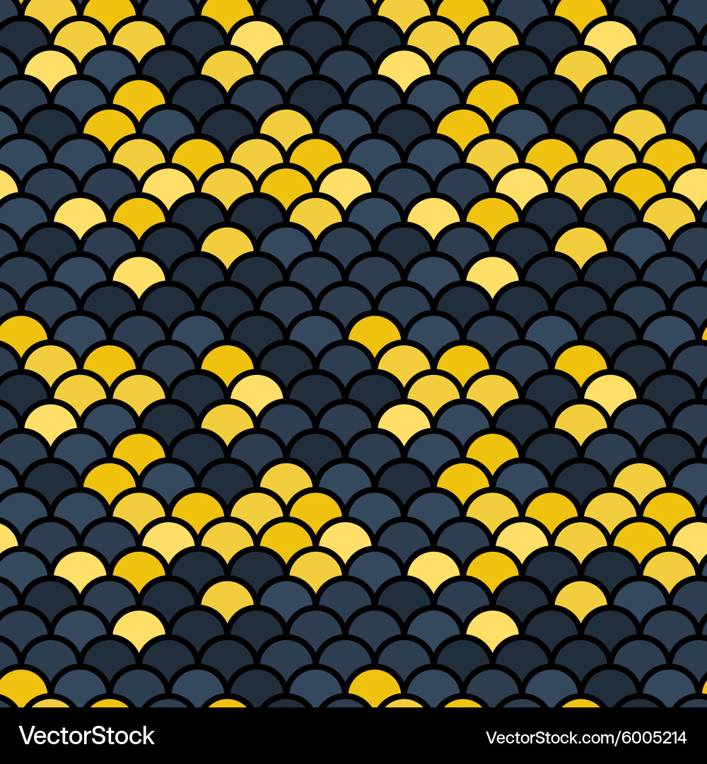 Seamless pattern in the form of flakes Vector Image