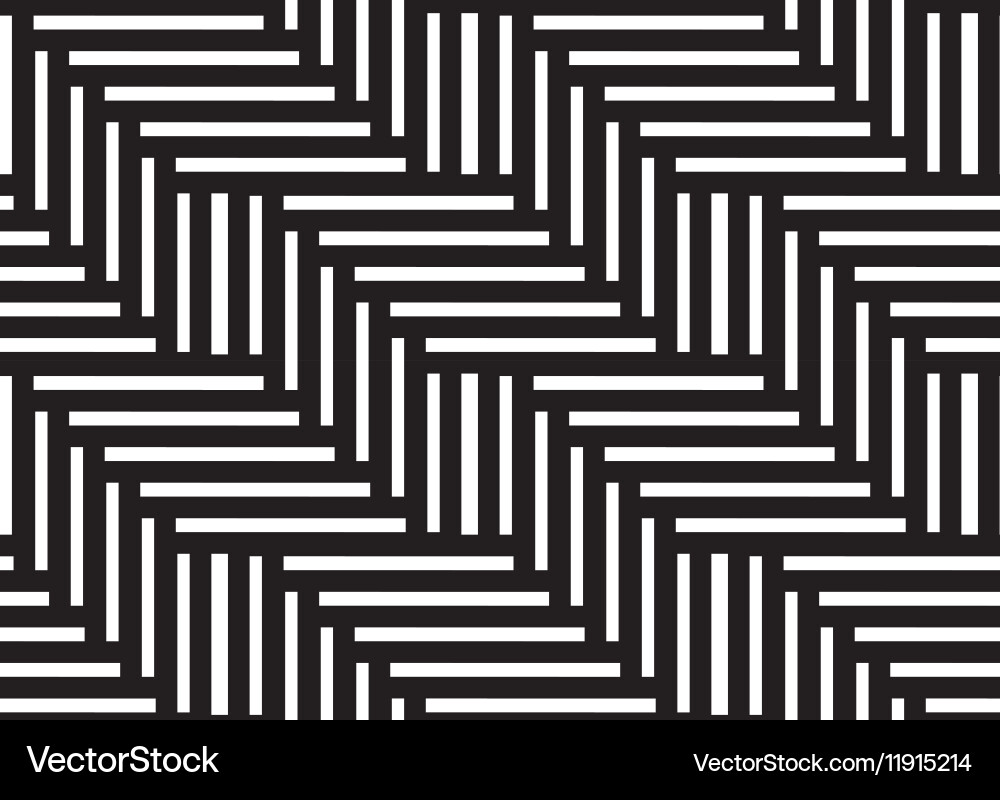Zigzag Geometric Pattern Vector Image