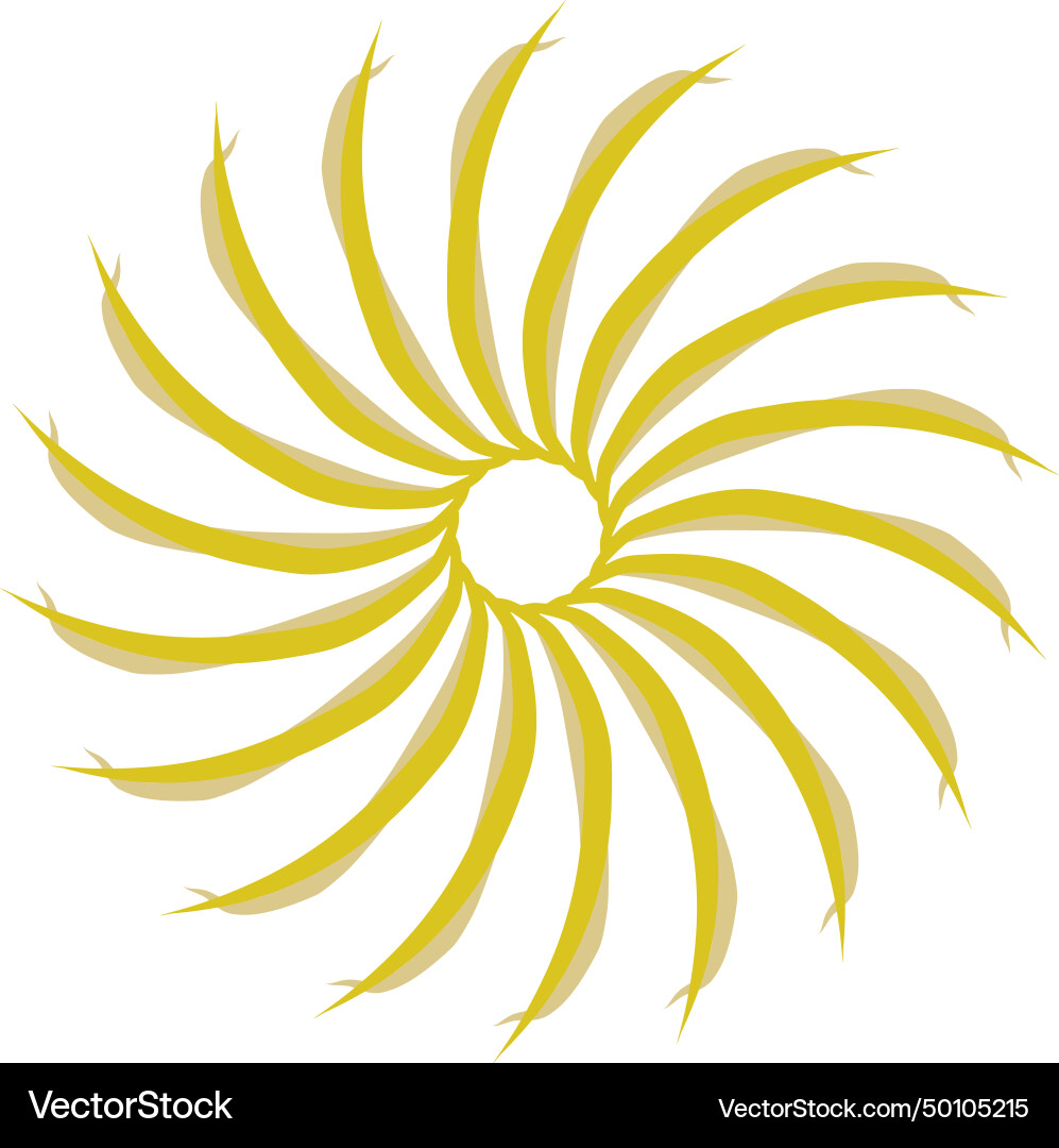 A unique yellow pattern abstract background Vector Image