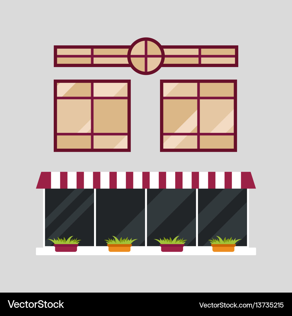 Different types house windows elements isolated Different types house windows elements isolated Vector Image