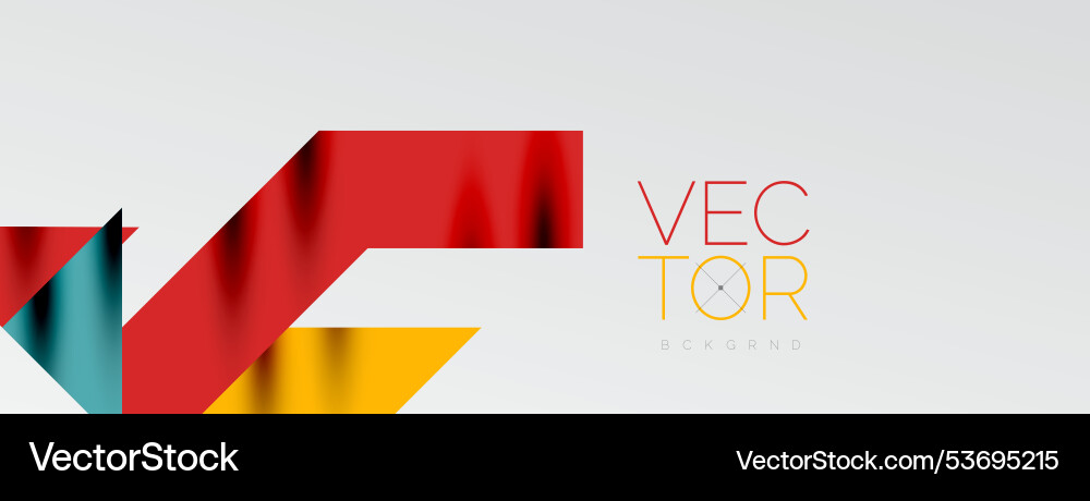 Dynamic lines and triangles Vector Image
