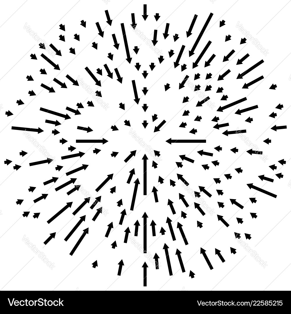 Radial lines element abstract radiating irregular Radial lines element abstract radiating irregular Vector Image