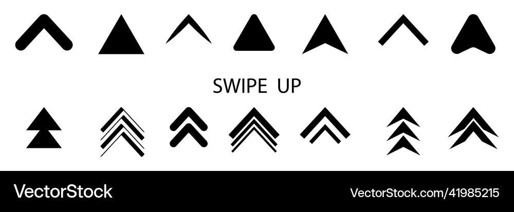 Sketch button with black arrow set computer Sketch button with black arrow set computer Vector Image