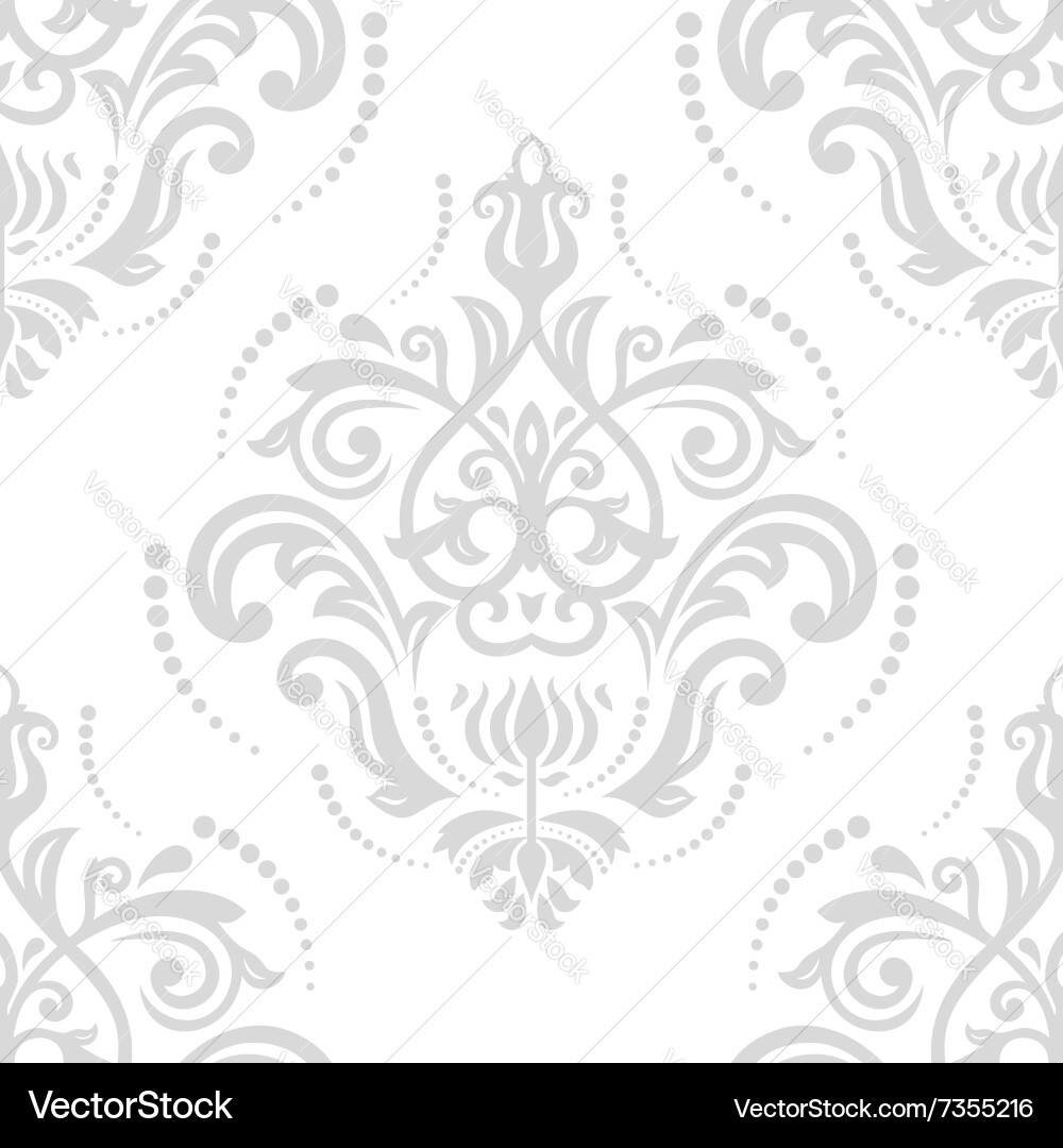 Damask seamless pattern Vector Image