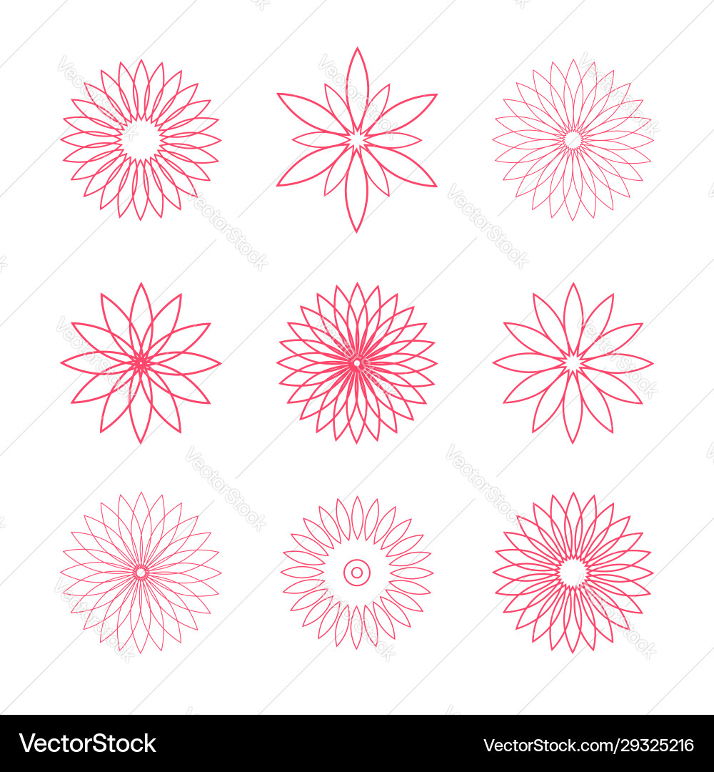 Design elements set Design elements set vector image