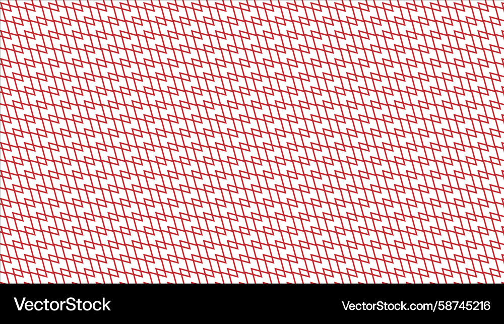Red Angular Line Pattern Vektorbild