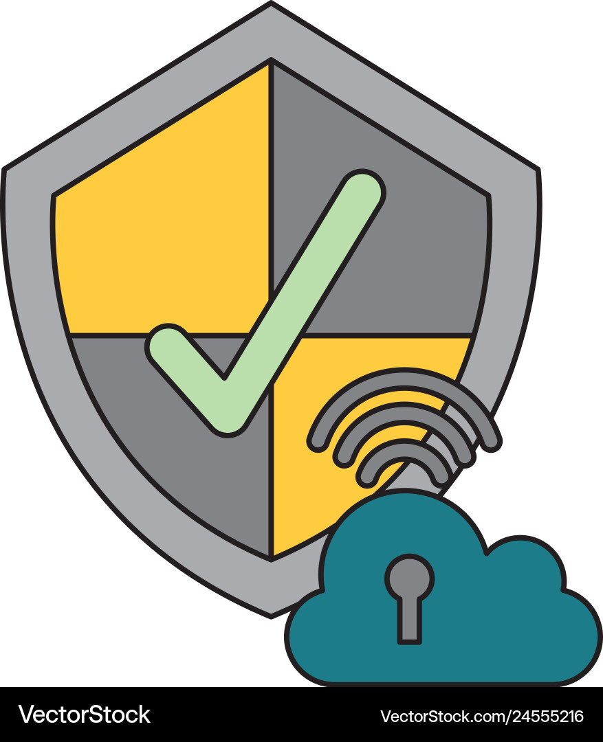 Security data technology Vector Image