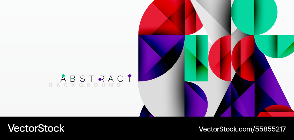 Abstract geometric design with intersecting Vector Image