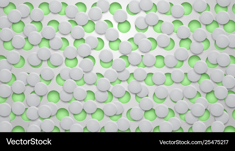 Abstract Hole & Circle Pattern Vector Image