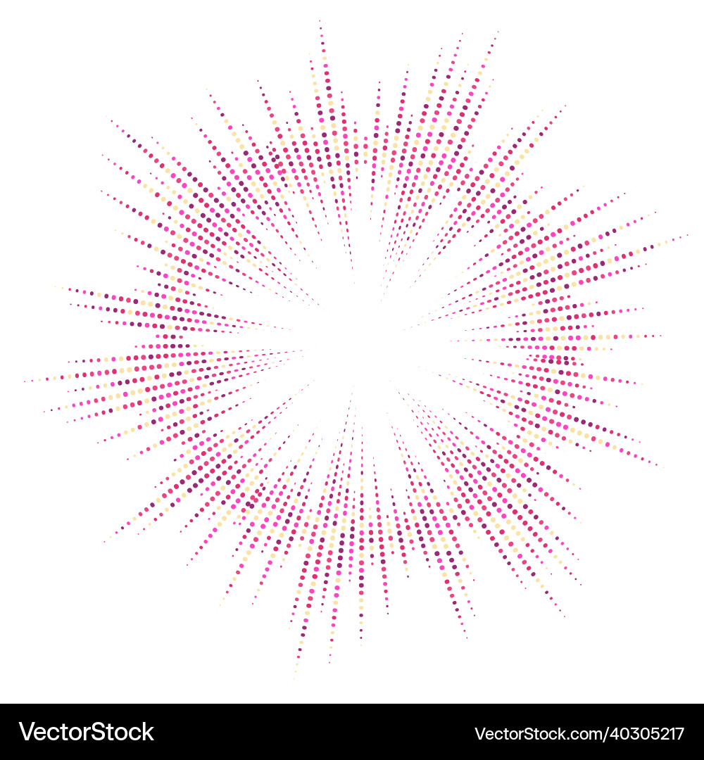 Bursting rays sunburst frame abstract equalizer vector image