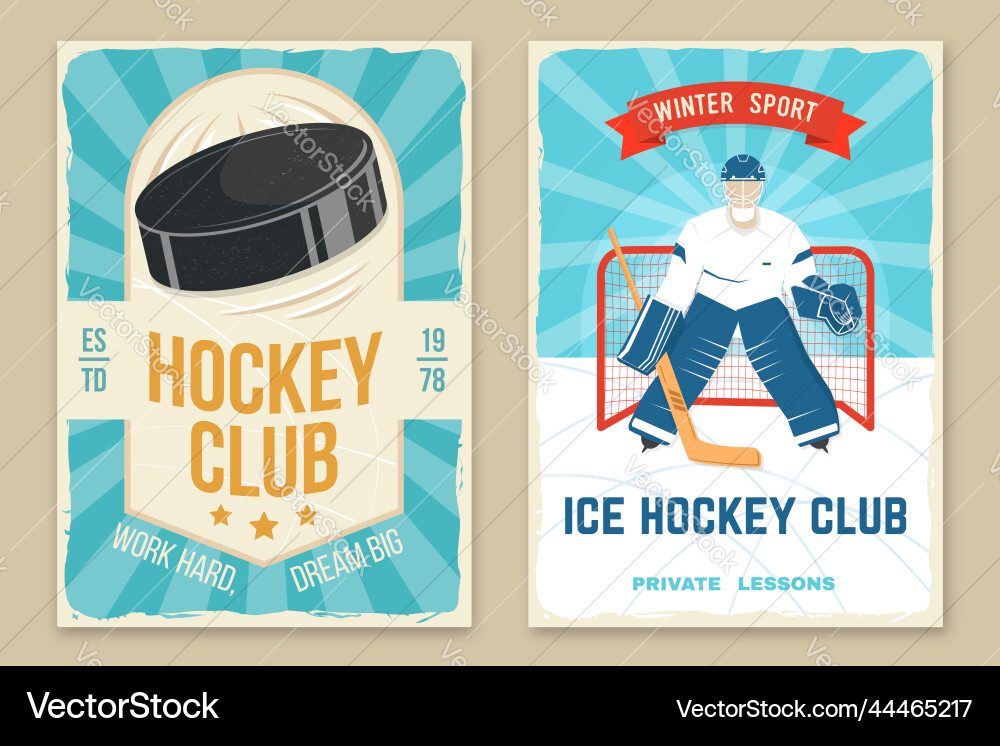 Eishockey Club Flyer Broschüre Banner Poster Eishockey Club Flyer Broschüre Banner Poster vektorbild
