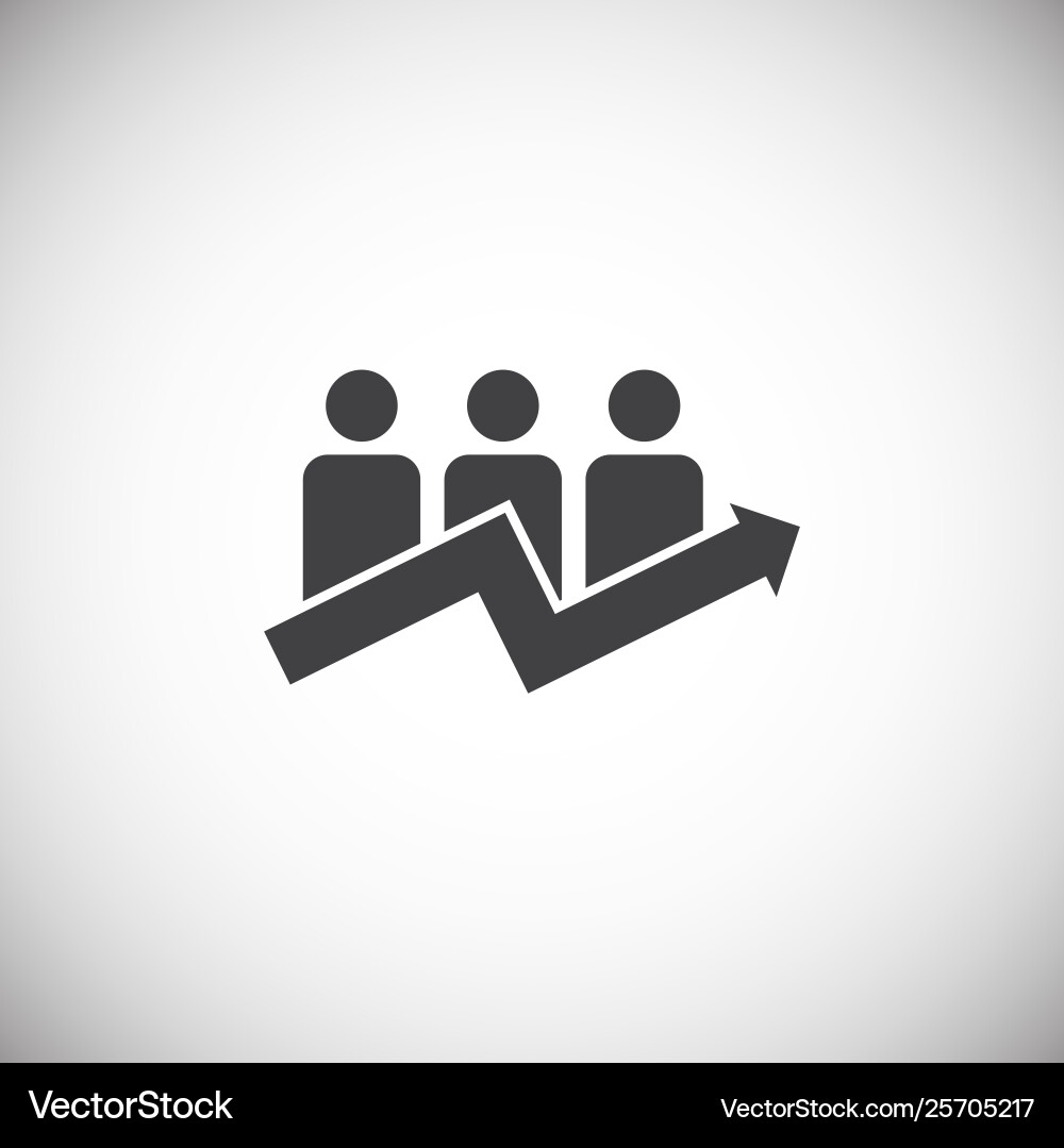 Performance icon on background for graphic and web Vector Image