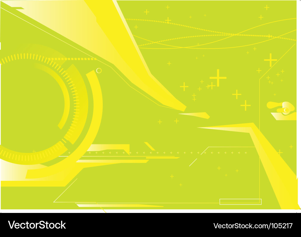 Techno background vector image