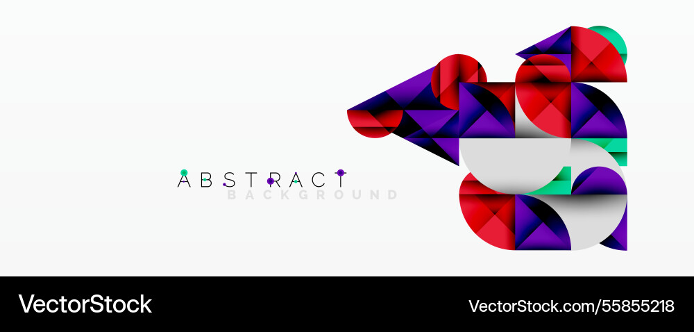 Abstract geometric design with intersecting Abstract geometric design with intersecting Vector Image