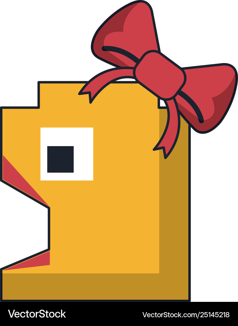Arcade game character Vector Image