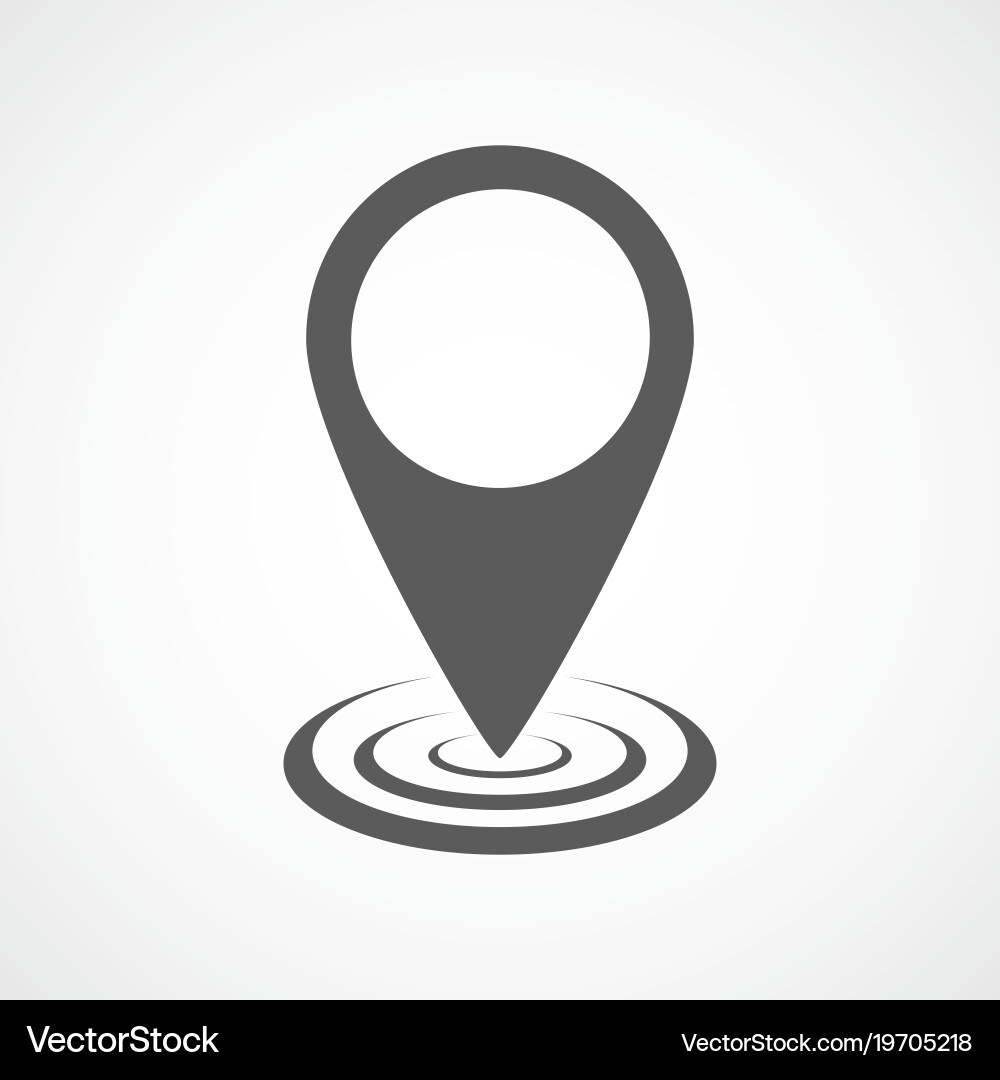 Map Pointer Icon vector image
