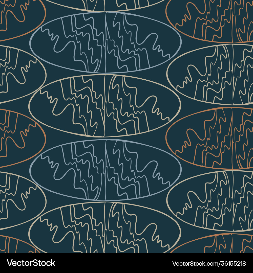 Seamless pattern with abstract geometric oval Seamless pattern with abstract geometric oval Vector Image