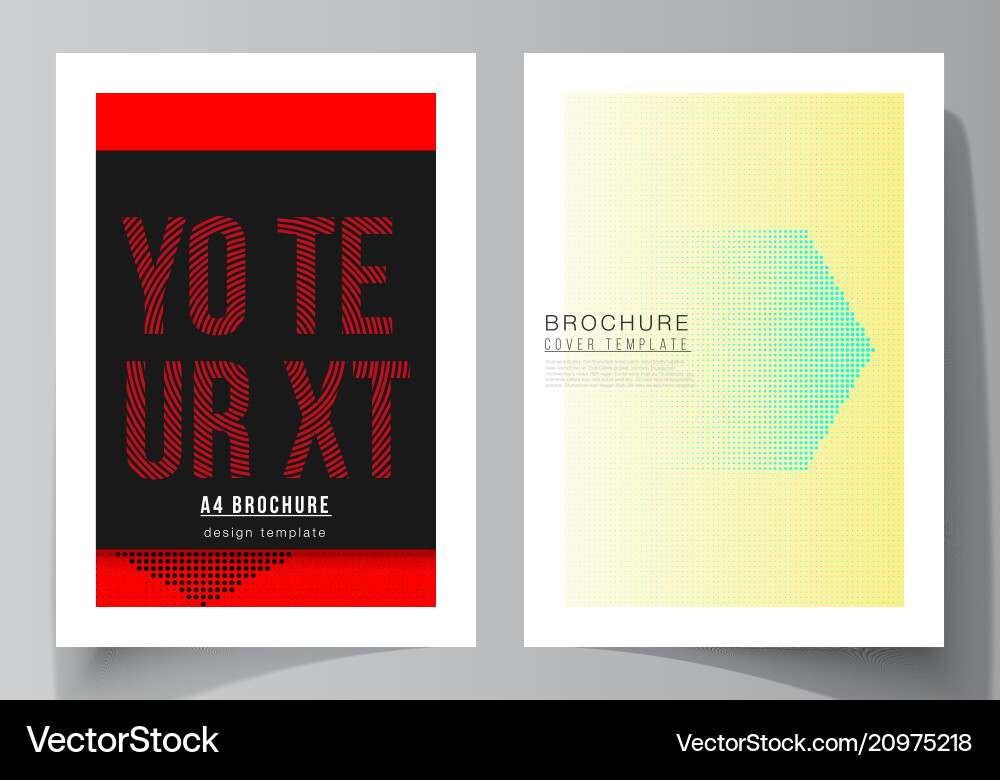 The two editable layout The two editable layout vector image