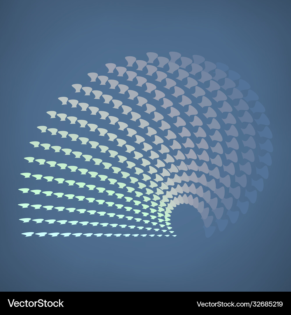 Abstract geometric element with distortion effect Abstract geometric element with distortion effect vector image