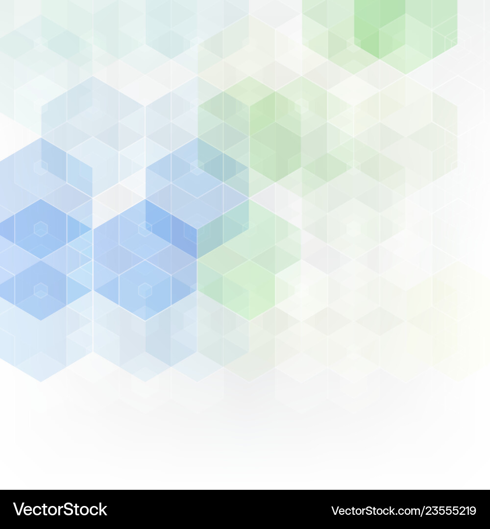 Abstract Hexagon Science Background Vector Image