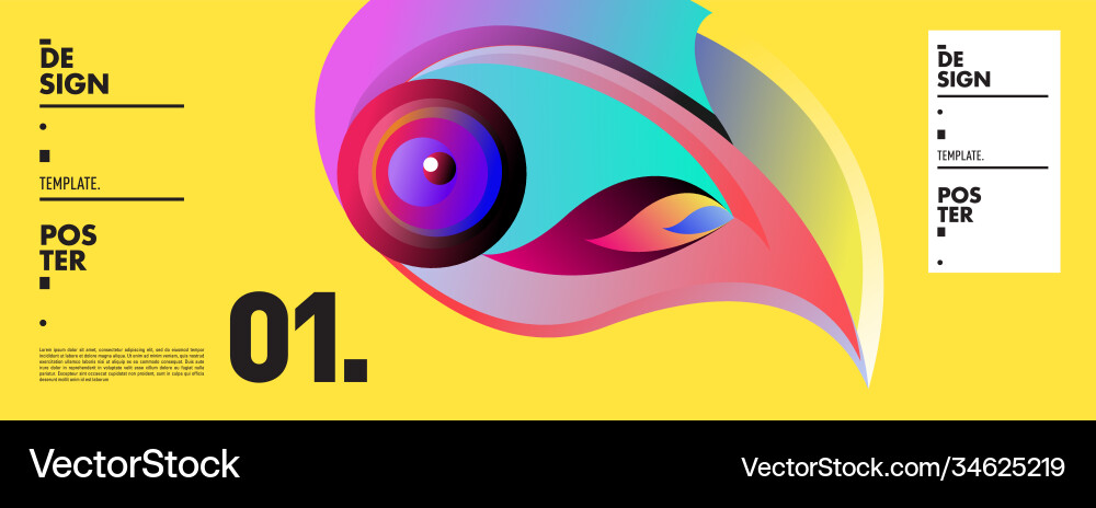 Landing page background template with colorful Landing page background template with colorful Vector Image