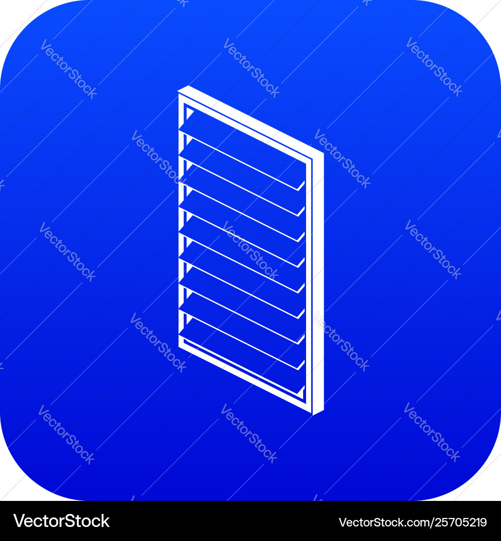 Rectangular window frame icon blue Rectangular window frame icon blue vector image