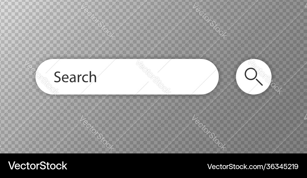 Search bar element boxes ui Vector Image