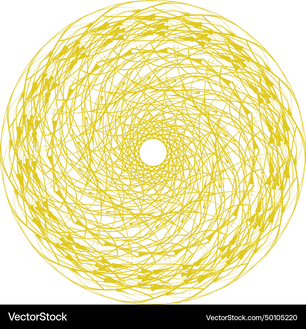 A unique yellow pattern abstract background Vector Image