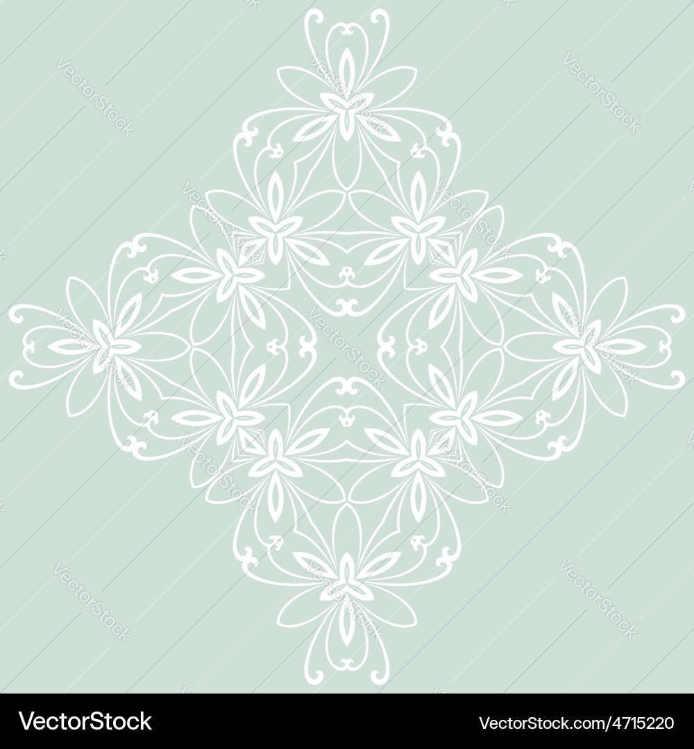 Damask orient pattern Vector Image