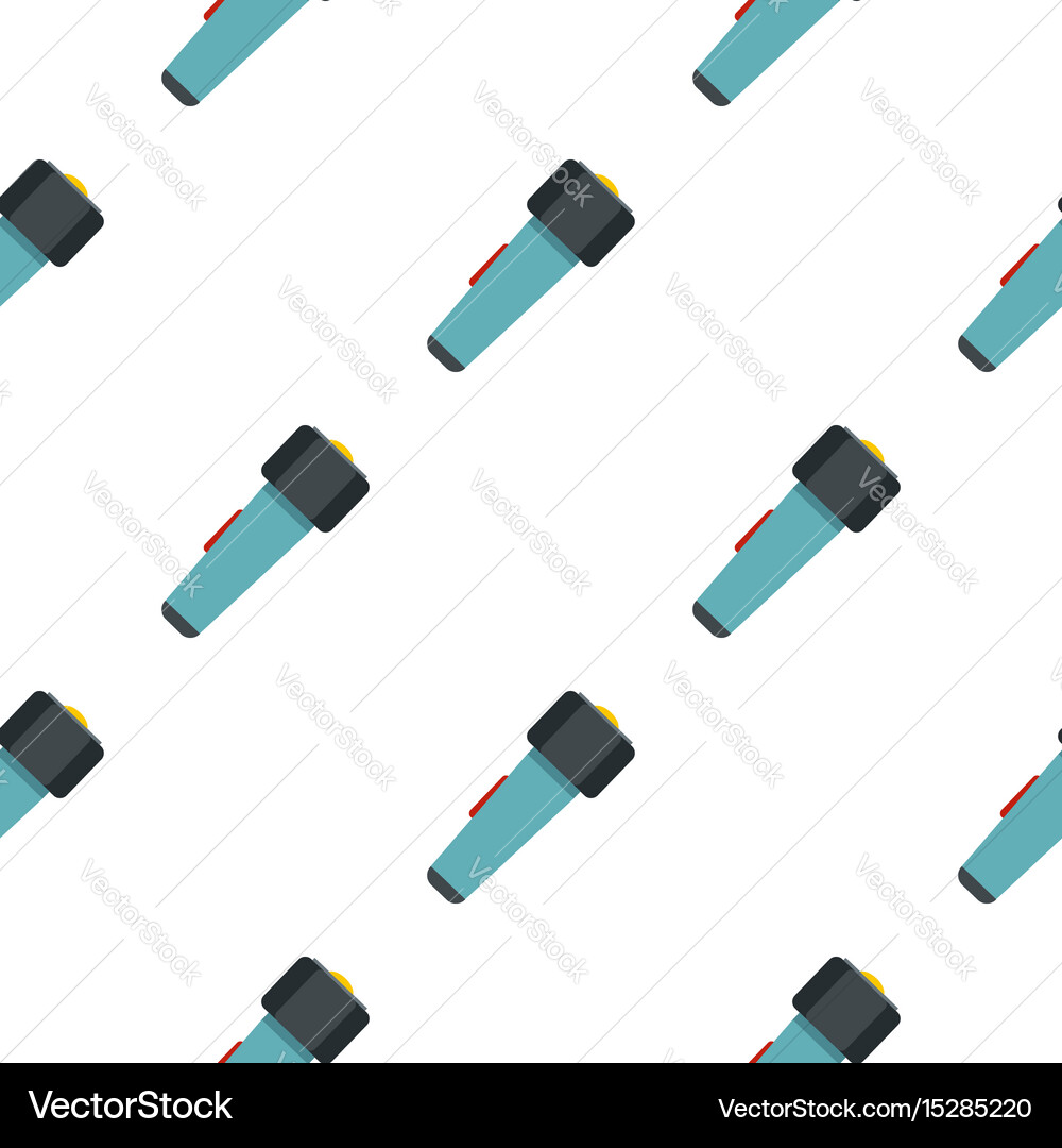 Hand flashlight pattern seamless Vector Image