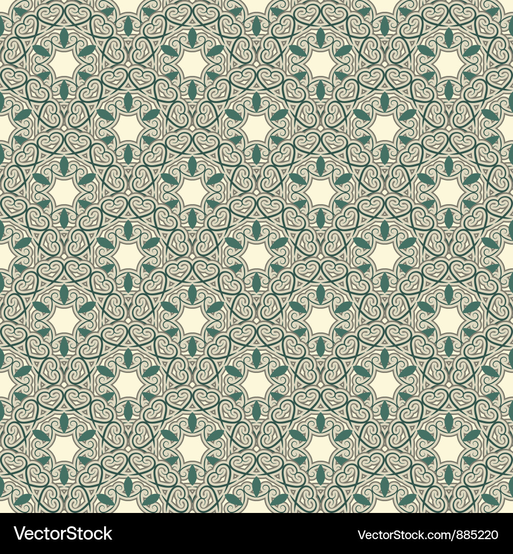 Seamless pattern oriental style Vector Image