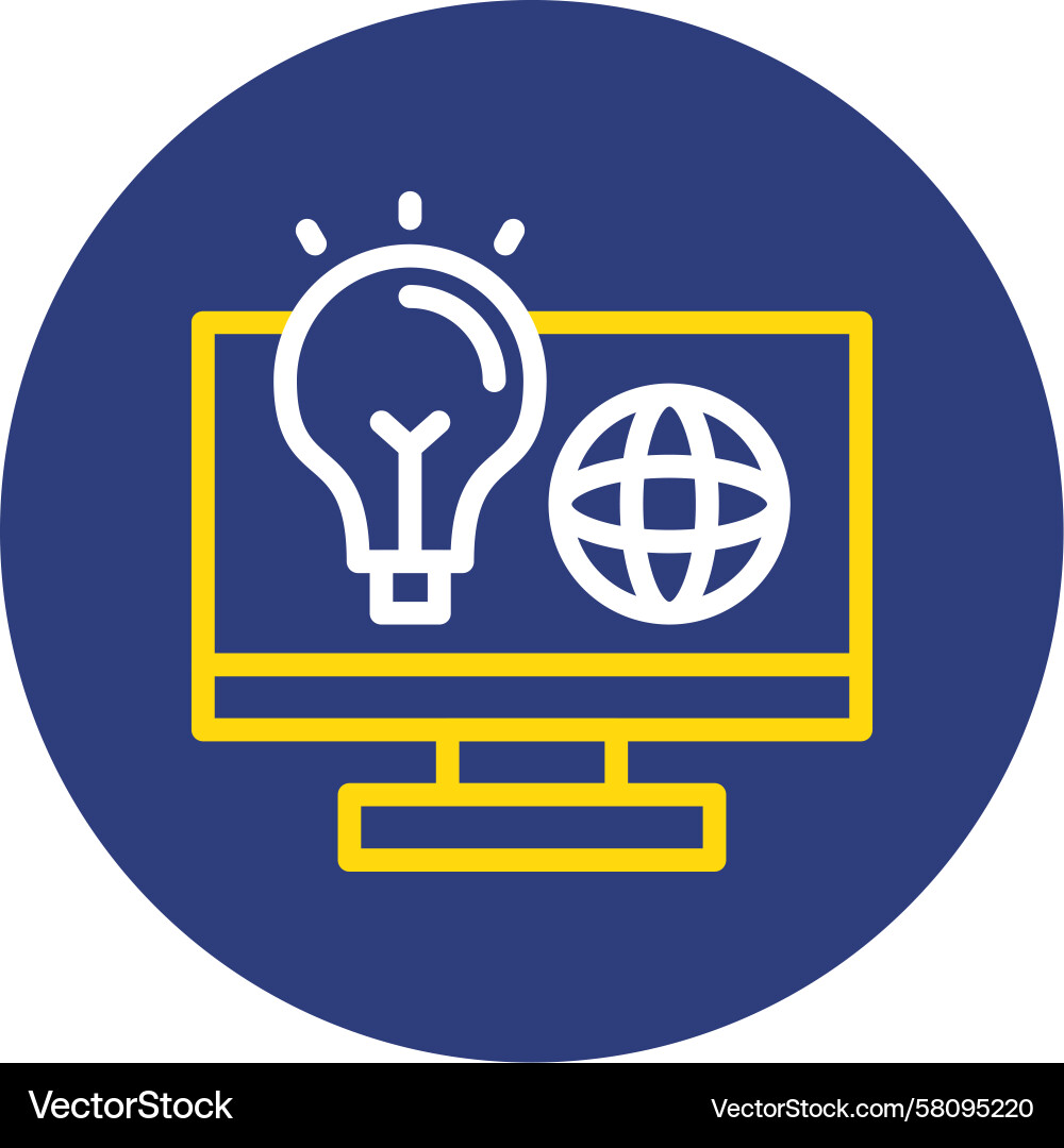 Swift Wiz Dual Circle Icon Vector Image