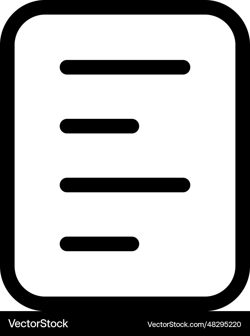 Text icon Vector Image