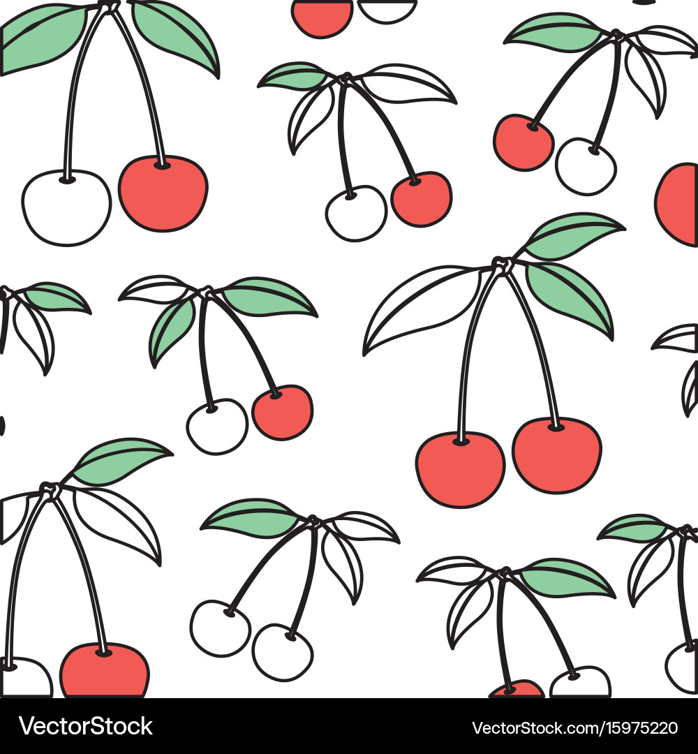 White background with pattern color sections Vector Image