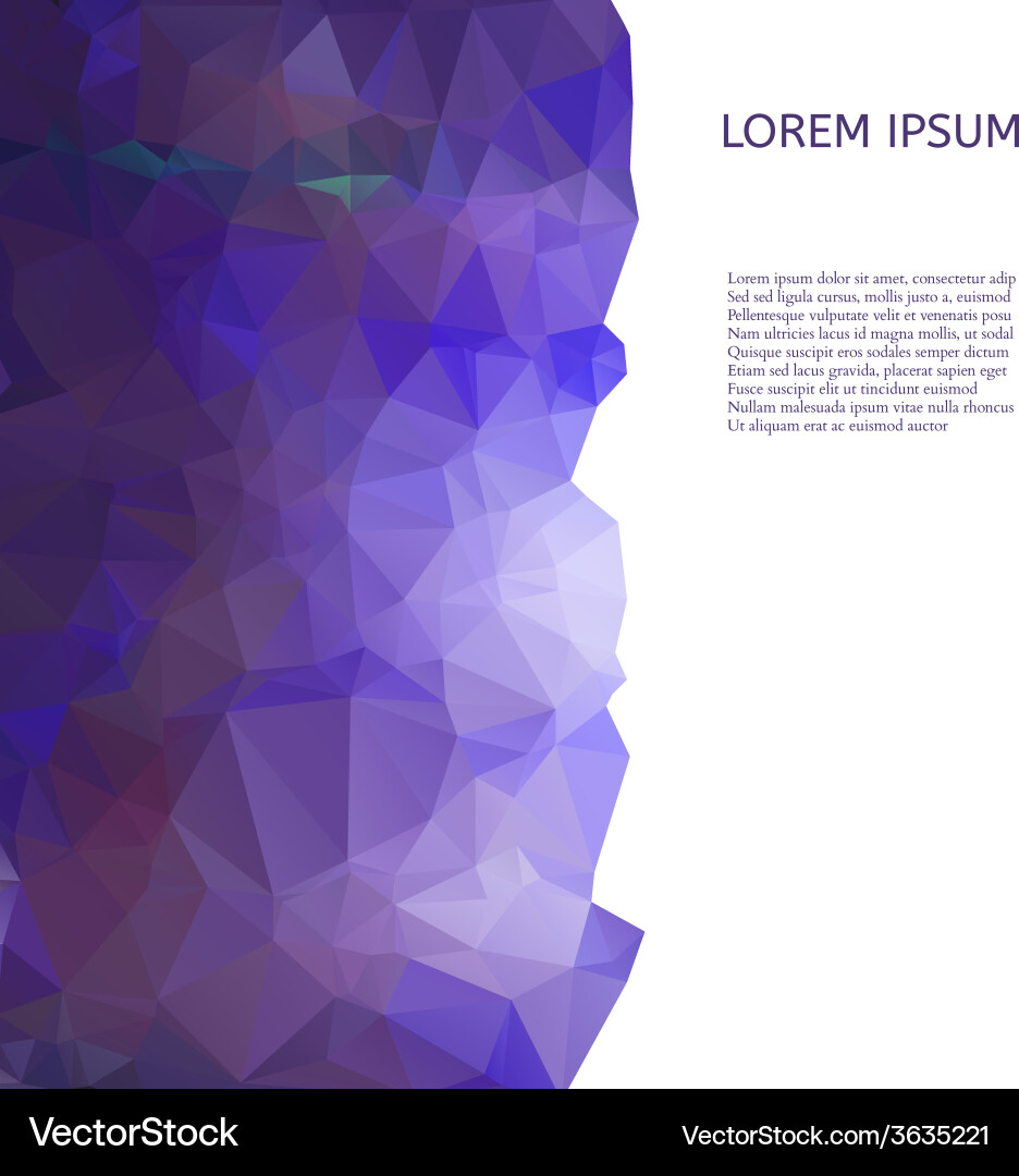 Abstract colorful triangles background vector image