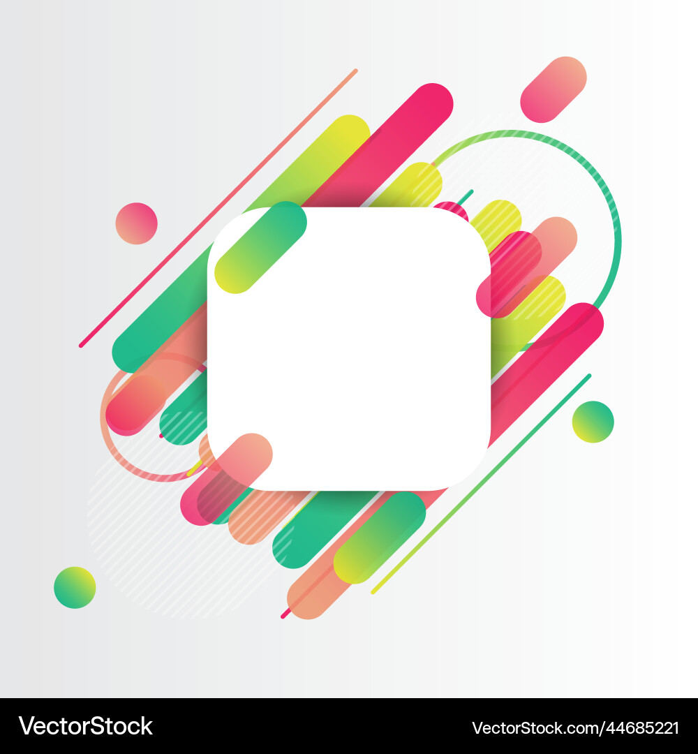 Creative rounded lines edge place for text Creative rounded lines edge place for text Vector Image