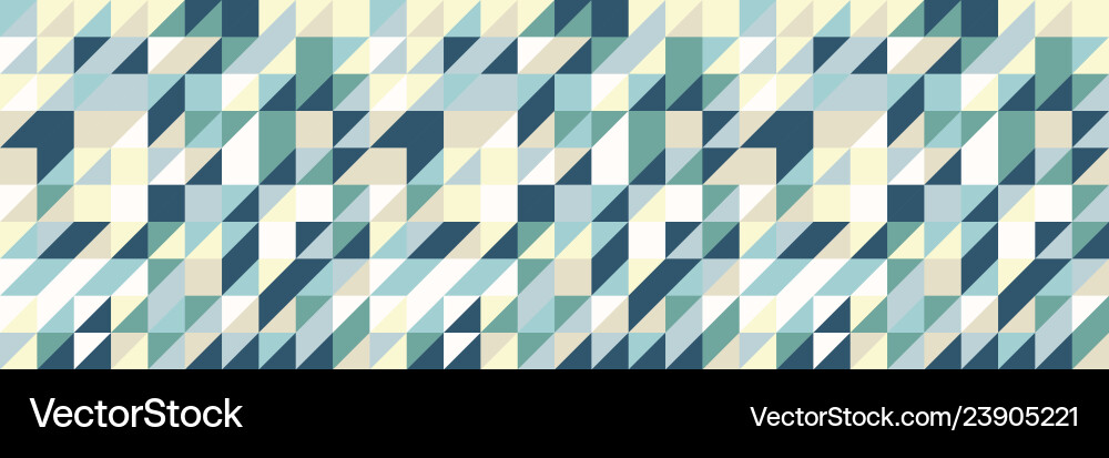 Seamless geometric triangle pattern abstract Vector Image