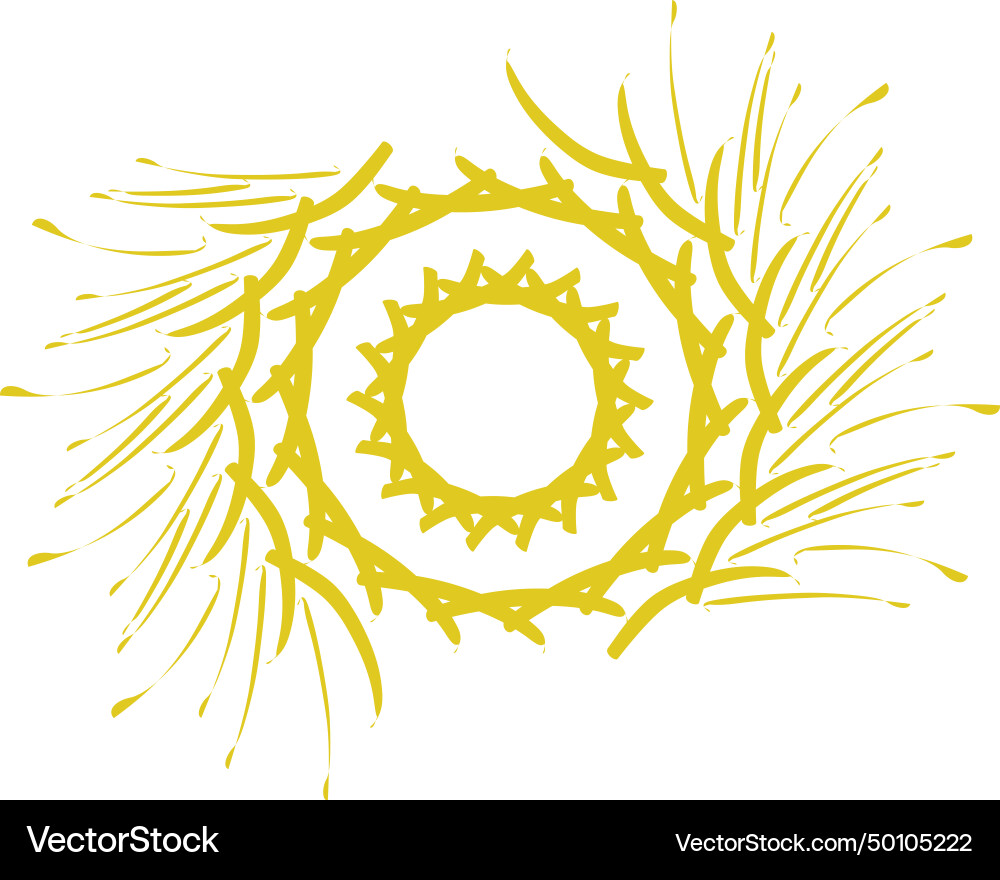 A unique yellow pattern abstract background A unique yellow pattern abstract background Vector Image