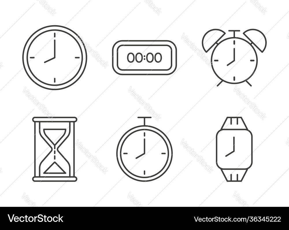 Flat with time icon simple Flat with time icon simple vector image
