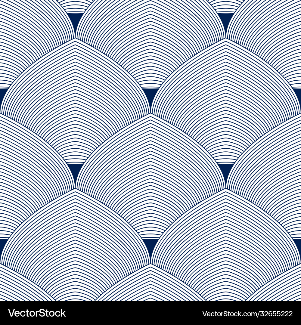 Geometric seamless pattern abstract tiling vector image
