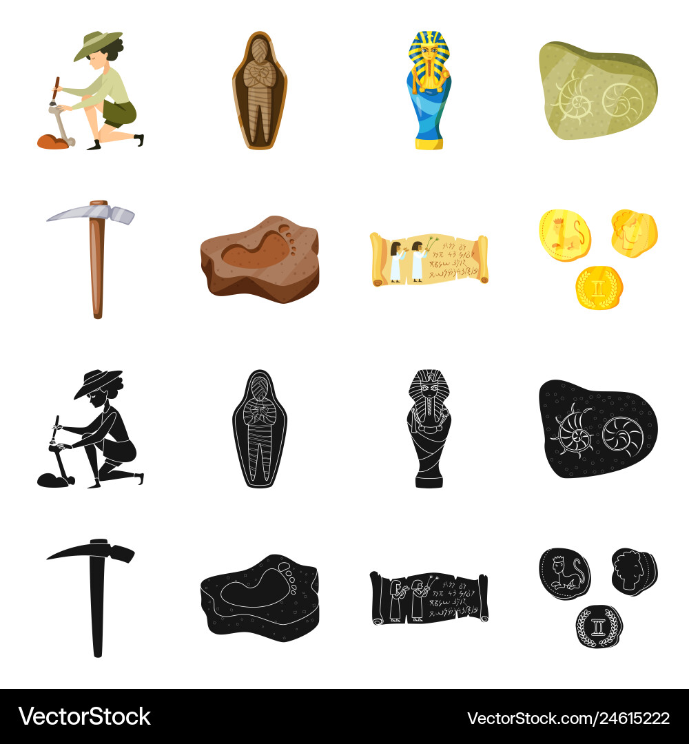 Isolated object of story and items icon Isolated object of story and items icon vector image