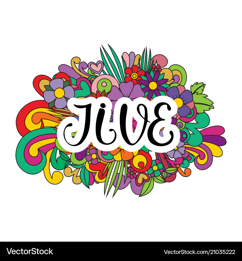 Jive tangle pattern background Jive tangle pattern background vector image