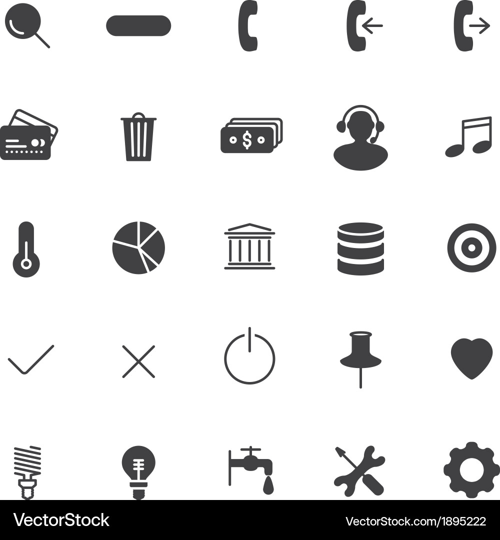 Set icons for business communication web Vector Image