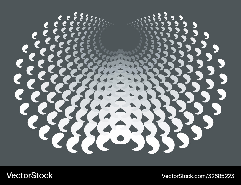 Abstract geometric element with distortion effect Abstract geometric element with distortion effect vector image