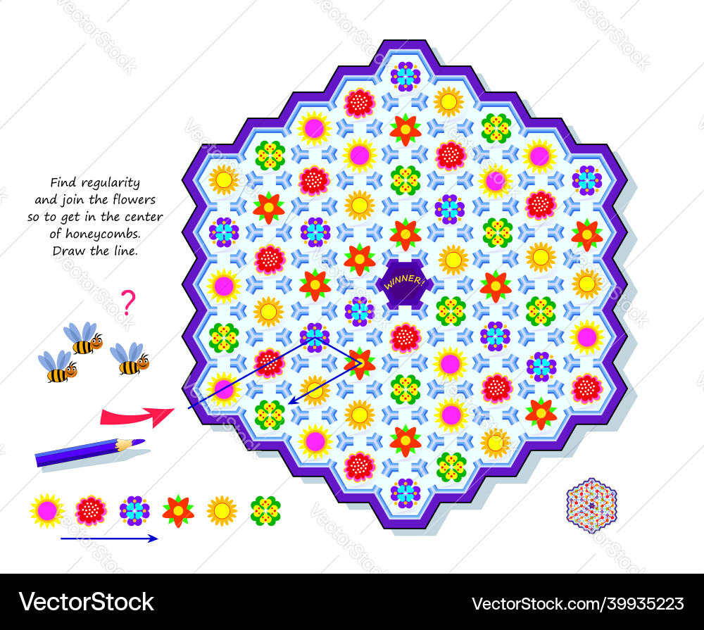 Logic puzzle game with labyrinth for kids find Logic puzzle game with labyrinth for kids find vector image