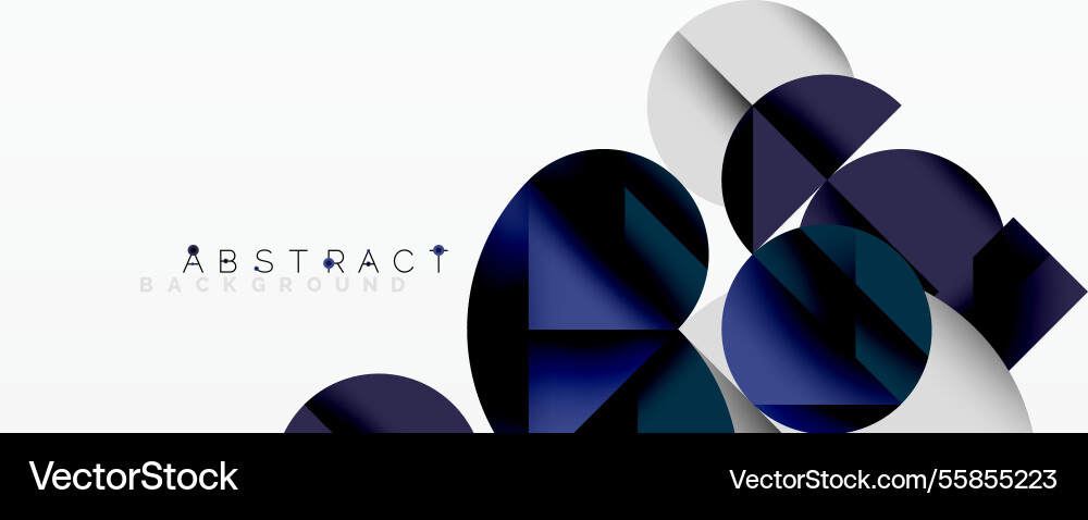 Modern abstract composition with layered circles Modern abstract composition with layered circles vector image